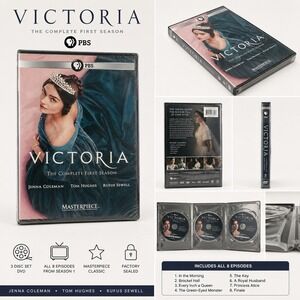 Victoria The Complete First Season Masterpiece PBS DVD Jenna Coleman New Sealed